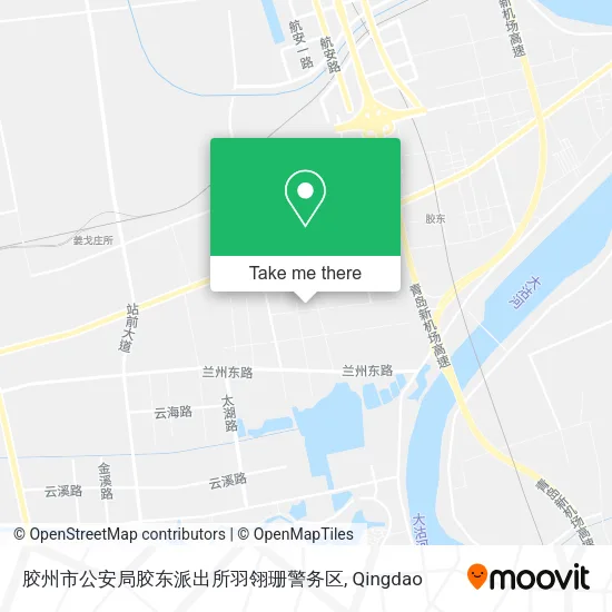胶州市公安局胶东派出所羽翎珊警务区 map