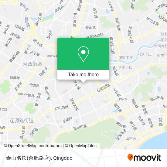 泰山名饮(合肥路店) map