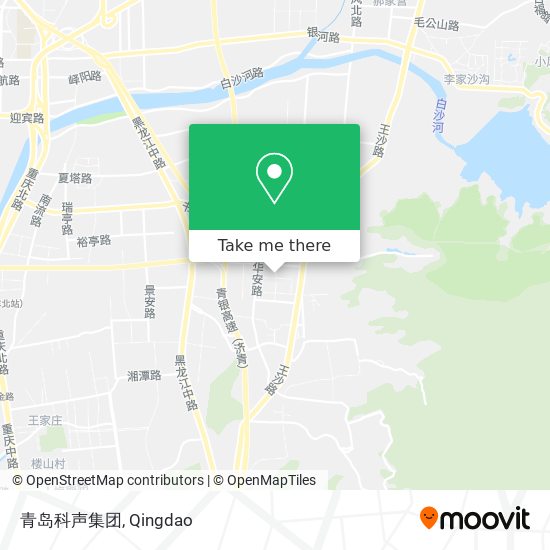 青岛科声集团 map
