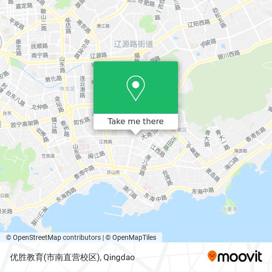 优胜教育(市南直营校区) map