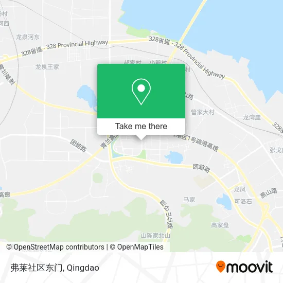 弗莱社区东门 map