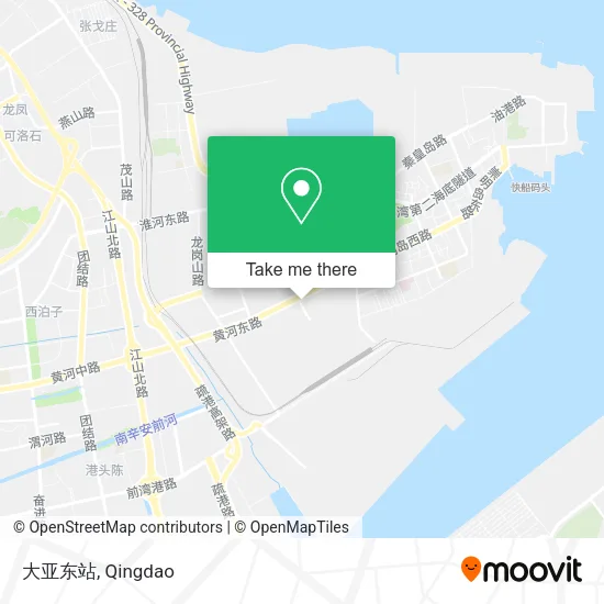 大亚东站 map