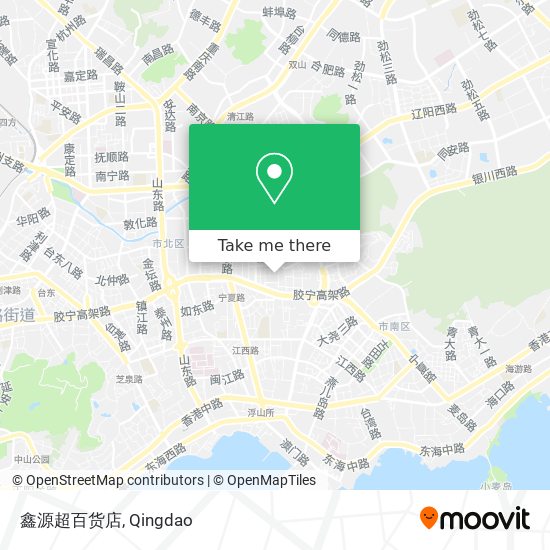 鑫源超百货店 map