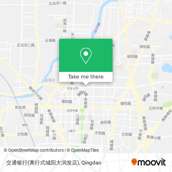 交通银行(离行式城阳大润发店) map