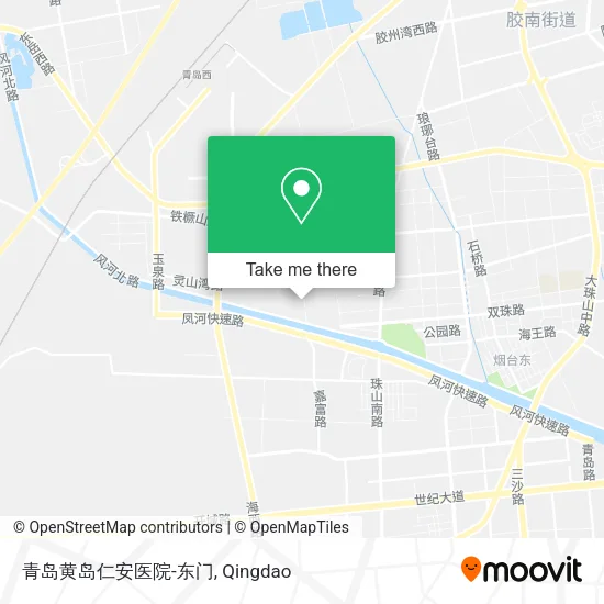 青岛黄岛仁安医院-东门 map