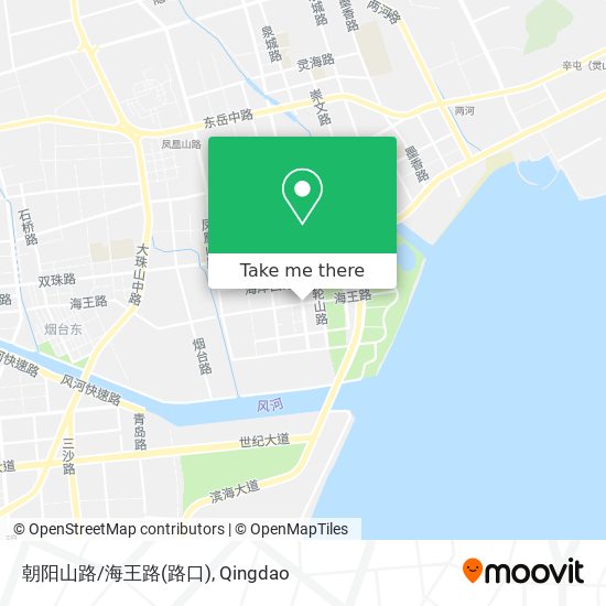 朝阳山路/海王路(路口) map