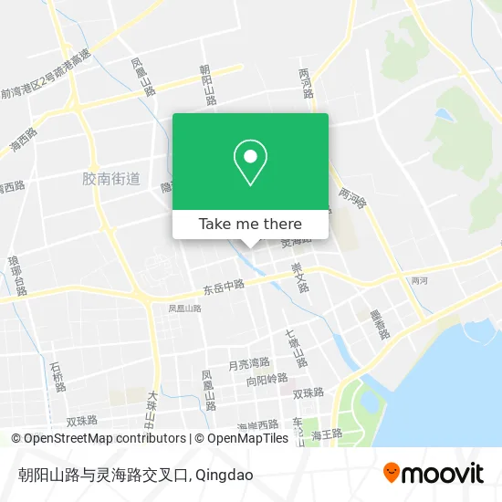 朝阳山路与灵海路交叉口 map