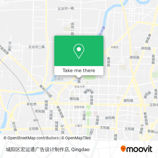城阳区宏运通广告设计制作店 map