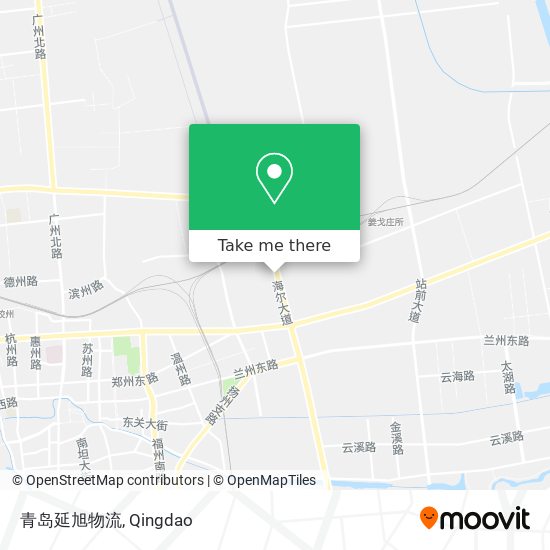 青岛延旭物流 map