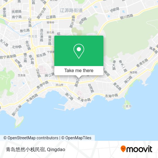 青岛悠然小栈民宿 map