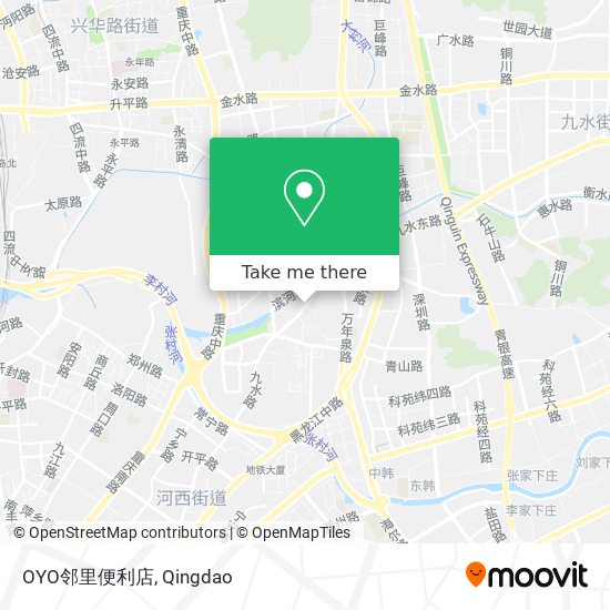 OYO邻里便利店 map