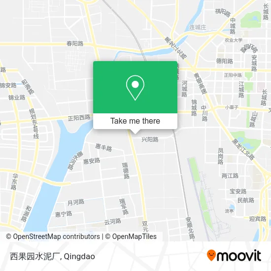 西果园水泥厂 map