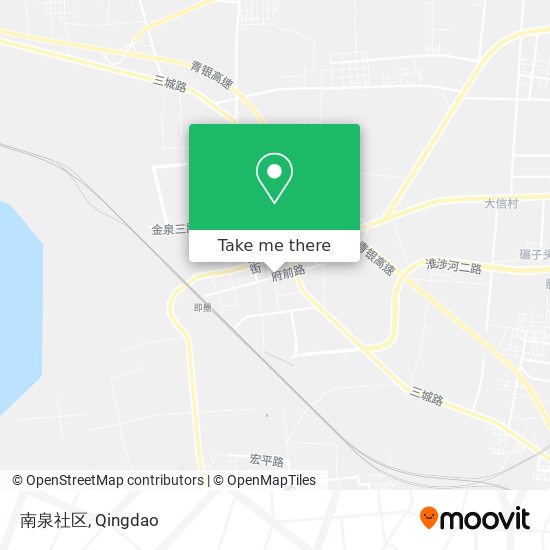 南泉社区 map
