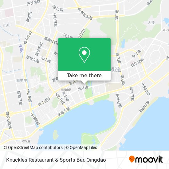 Knuckles Restaurant & Sports Bar map