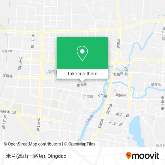 米兰(嵩山一路店) map