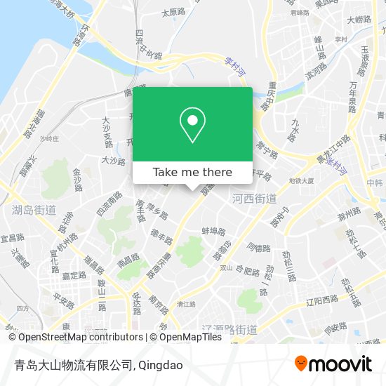 青岛大山物流有限公司 map