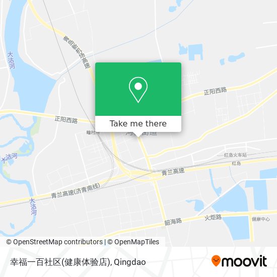 幸福一百社区(健康体验店) map