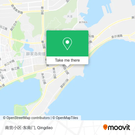 南营小区-东南门 map