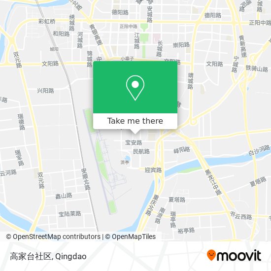高家台社区 map