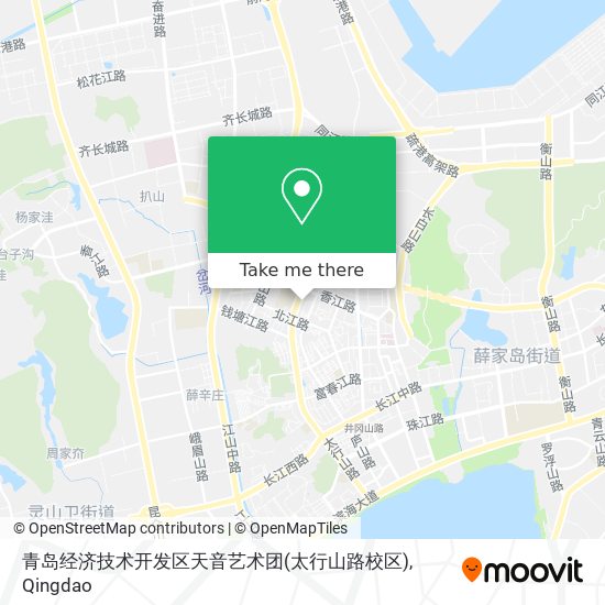 青岛经济技术开发区天音艺术团(太行山路校区) map