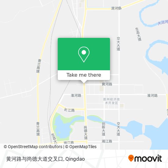 黄河路与尚德大道交叉口 map