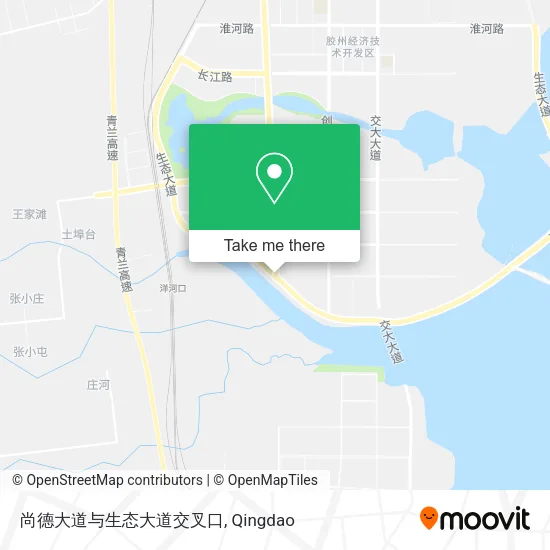尚德大道与生态大道交叉口 map