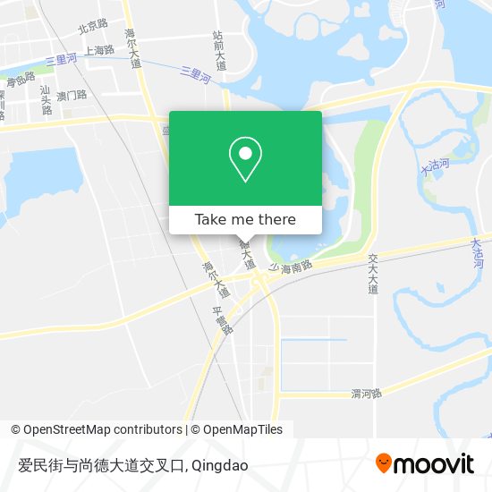 爱民街与尚德大道交叉口 map