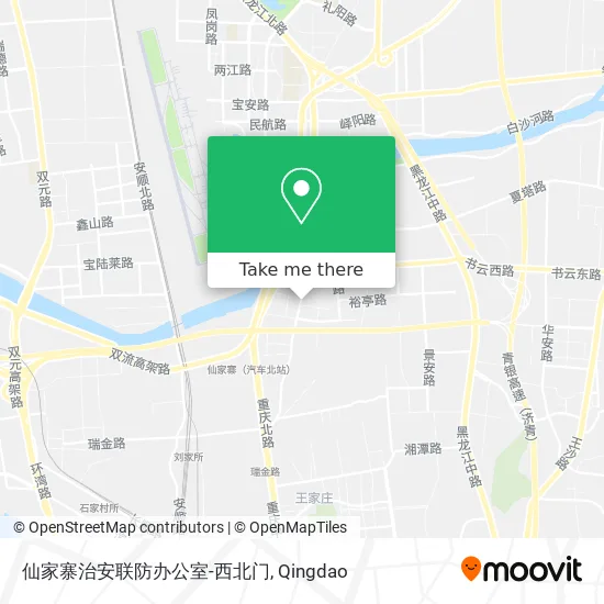 仙家寨治安联防办公室-西北门 map