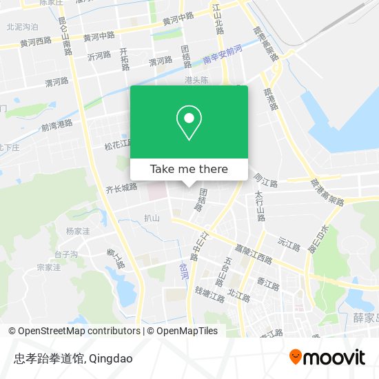 忠孝跆拳道馆 map