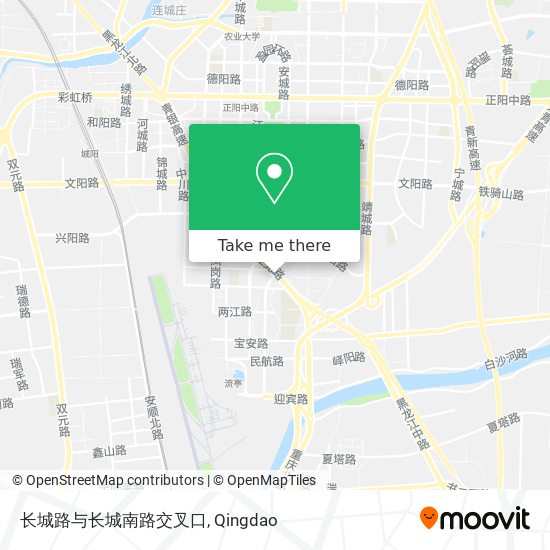 长城路与长城南路交叉口 map