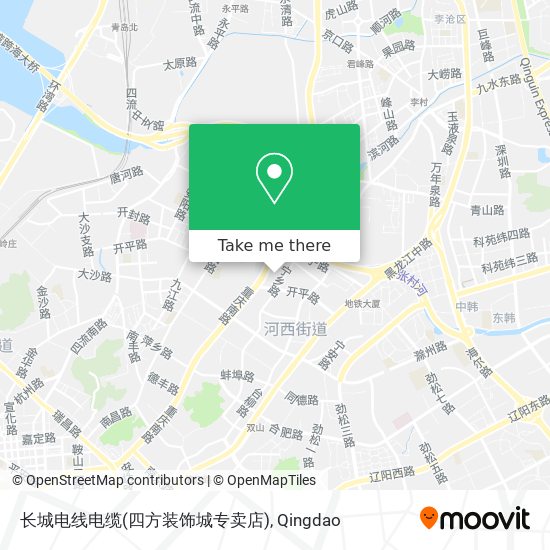 长城电线电缆(四方装饰城专卖店) map