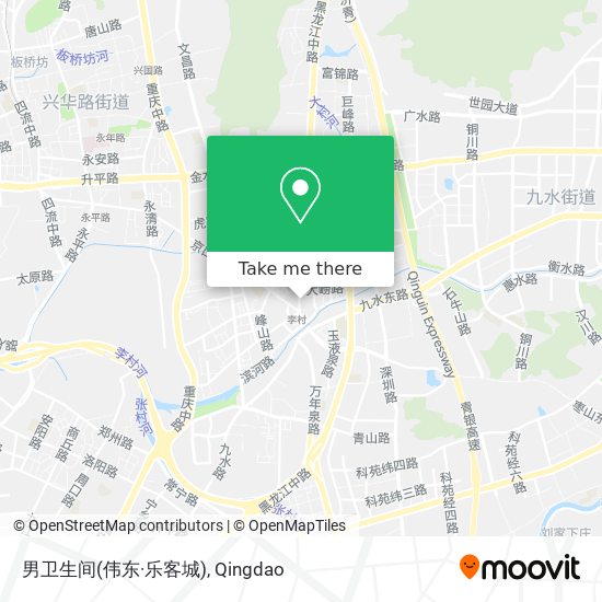 男卫生间(伟东·乐客城) map