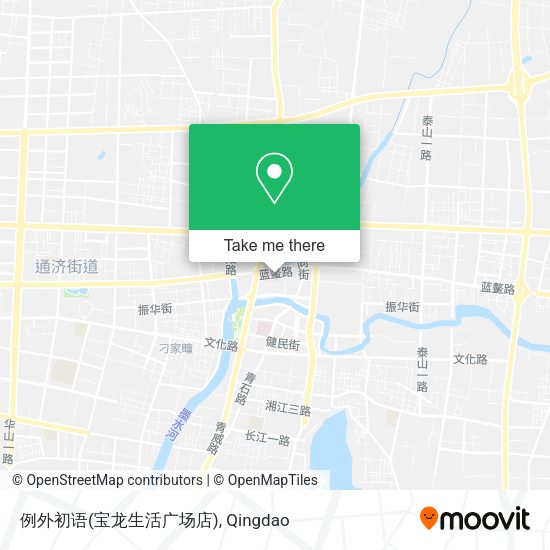 例外初语(宝龙生活广场店) map