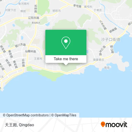 天王殿 map