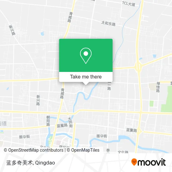 蓝多奇美术 map