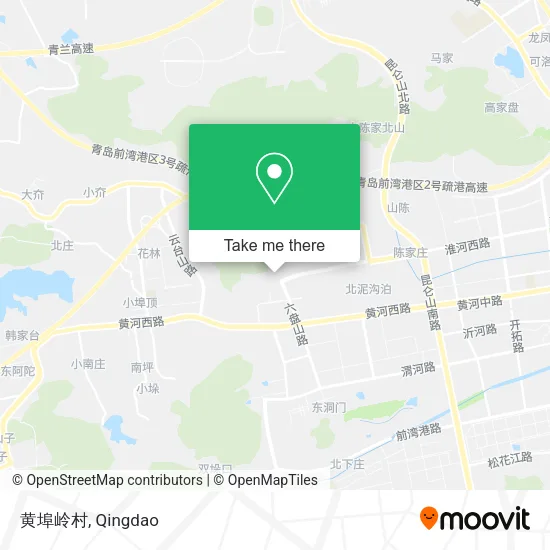 黄埠岭村 map