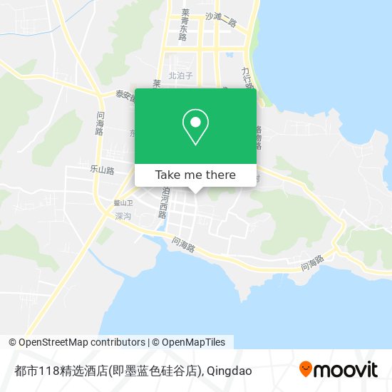 都市118精选酒店(即墨蓝色硅谷店) map