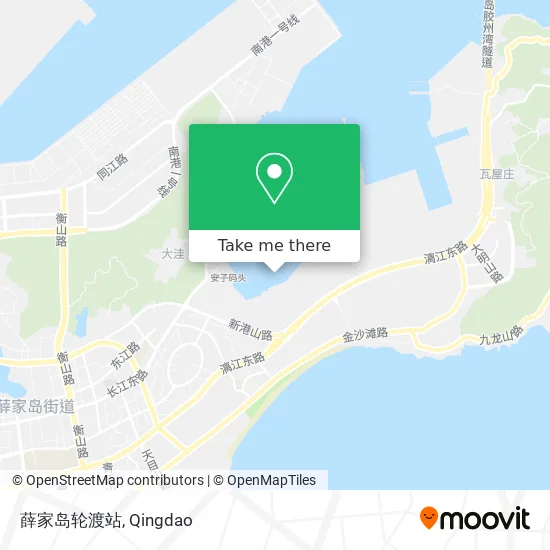 薛家岛轮渡站 map