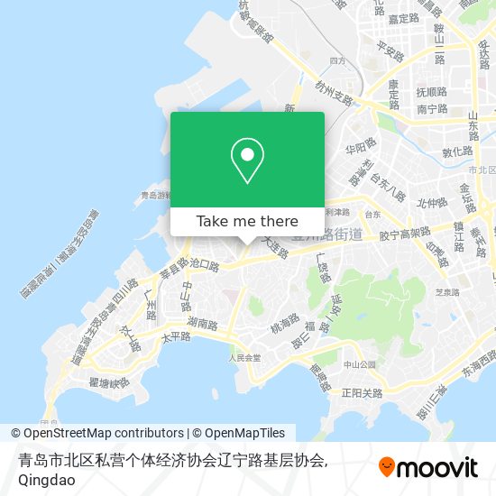 青岛市北区私营个体经济协会辽宁路基层协会 map