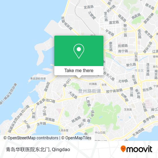 青岛华联医院东北门 map