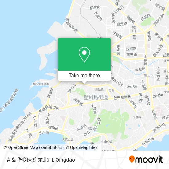 青岛华联医院东北门 map