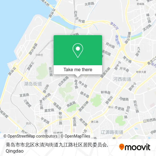 青岛市市北区水清沟街道九江路社区居民委员会 map