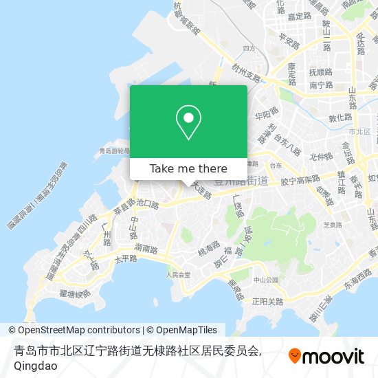 青岛市市北区辽宁路街道无棣路社区居民委员会 map