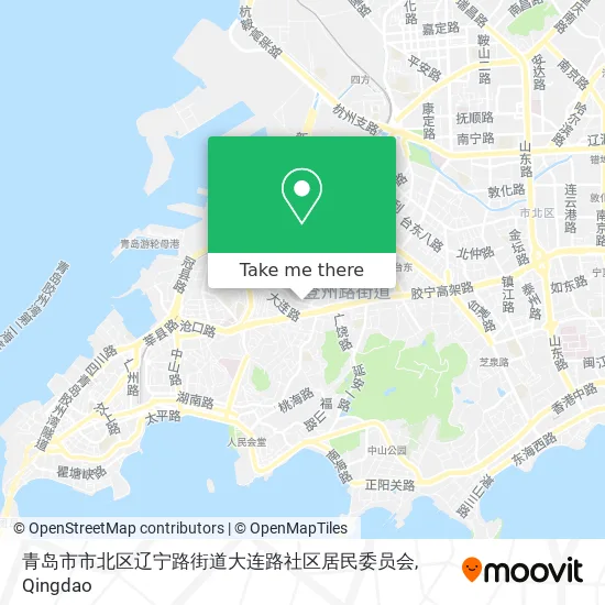 青岛市市北区辽宁路街道大连路社区居民委员会 map