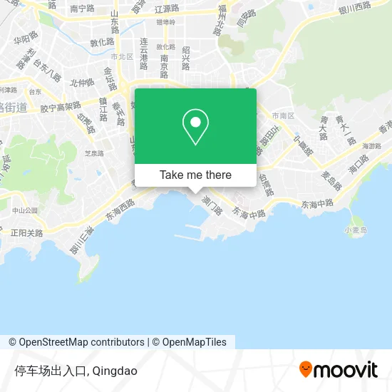 停车场出入口 map
