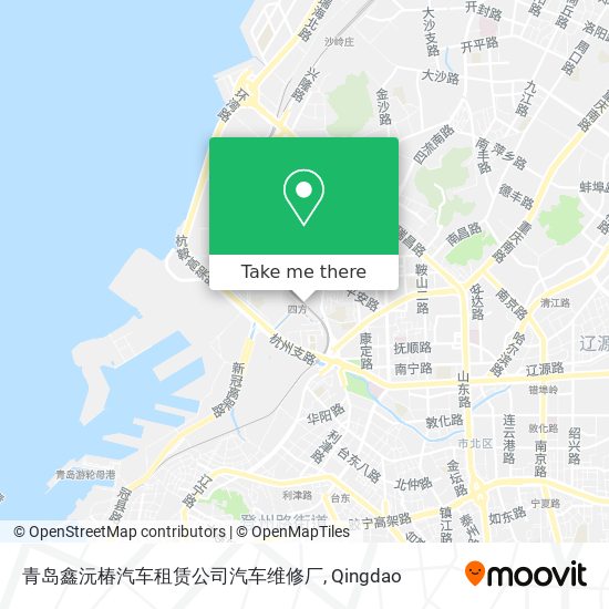 青岛鑫沅椿汽车租赁公司汽车维修厂 map