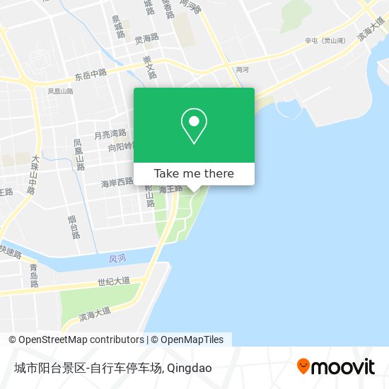 城市阳台景区-自行车停车场 map