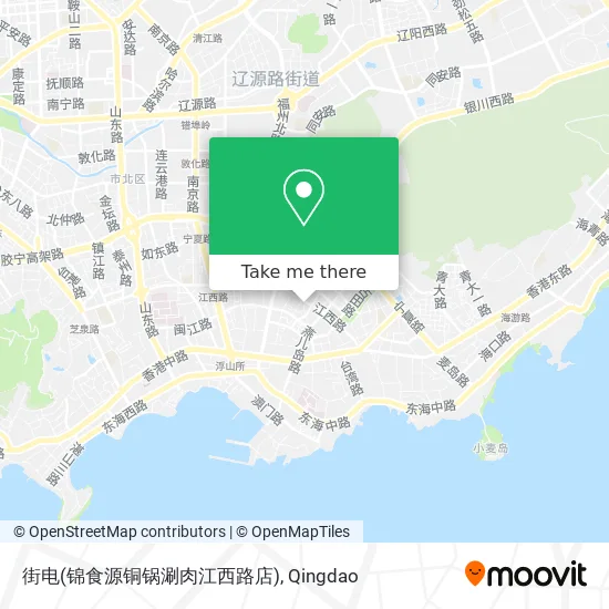 街电(锦食源铜锅涮肉江西路店) map