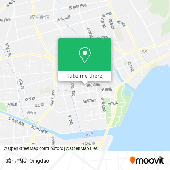 藏马书院 map