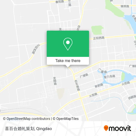 喜百合婚礼策划 map